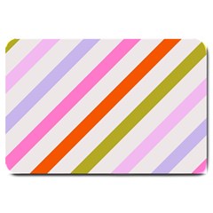 Lines Geometric Background Large Doormat