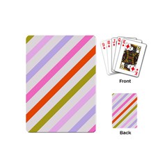 Lines Geometric Background Playing Cards Single Design (mini)