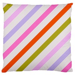 Lines Geometric Background Large Cushion Case (one Side)