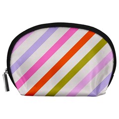 Lines Geometric Background Accessory Pouch (large)