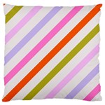 Lines Geometric Background Standard Premium Plush Fleece Cushion Case (One Side) Front