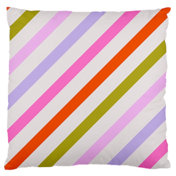 Lines Geometric Background Standard Premium Plush Fleece Cushion Case (One Side)