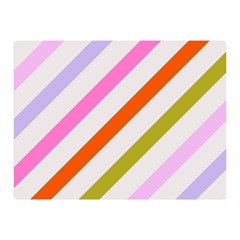 Lines Geometric Background Two Sides Premium Plush Fleece Blanket (mini) by Maspions