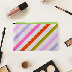 Lines Geometric Background Cosmetic Bag (xs)