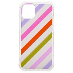 Lines Geometric Background Iphone 12 Mini Tpu Uv Print Case	 by Maspions