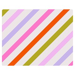 Lines Geometric Background Premium Plush Fleece Blanket (medium)