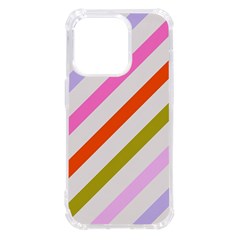 Lines Geometric Background Iphone 14 Pro Tpu Uv Print Case by Maspions