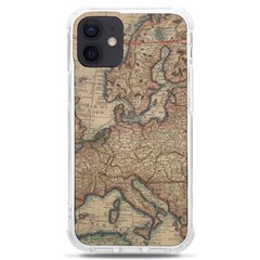 Old Vintage Classic Map Of Europe Iphone 12 Mini Tpu Uv Print Case	 by Paksenen