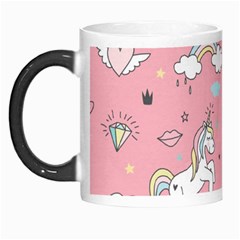 Cute Unicorn Seamless Pattern Morph Mug by Apen