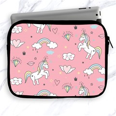 Cute Unicorn Seamless Pattern Apple Ipad 2/3/4 Zipper Cases by Apen