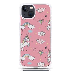 Cute Unicorn Seamless Pattern Iphone 13 Tpu Uv Print Case by Apen