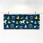 Cute Babies Toys Seamless Pattern Hand Towel Front