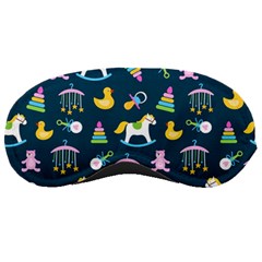 Cute Babies Toys Seamless Pattern Sleep Mask by Apen