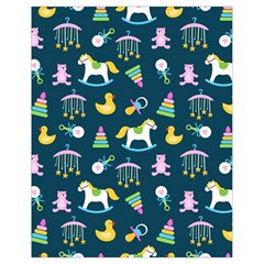 Cute Babies Toys Seamless Pattern Drawstring Bag (small) by Apen