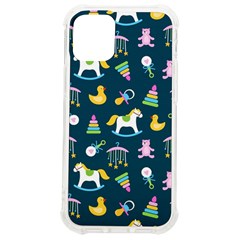 Cute Babies Toys Seamless Pattern Iphone 12 Mini Tpu Uv Print Case	 by Apen