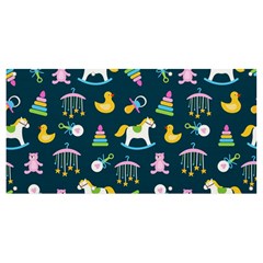 Cute Babies Toys Seamless Pattern Banner And Sign 8  X 4  by Apen