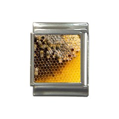 Honeycomb With Bees Italian Charm (13mm) by Apen