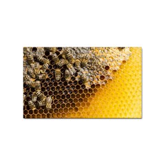 Honeycomb With Bees Sticker Rectangular (10 Pack) by Apen