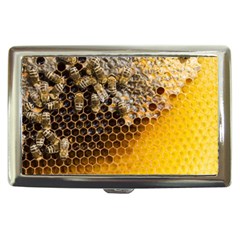 Honeycomb With Bees Cigarette Money Case by Apen