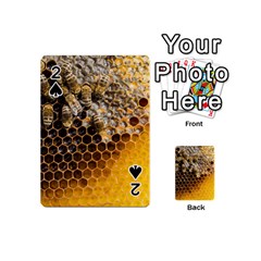 Honeycomb With Bees Playing Cards 54 Designs (mini) by Apen