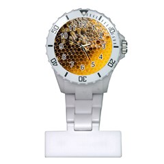 Honeycomb With Bees Plastic Nurses Watch by Apen