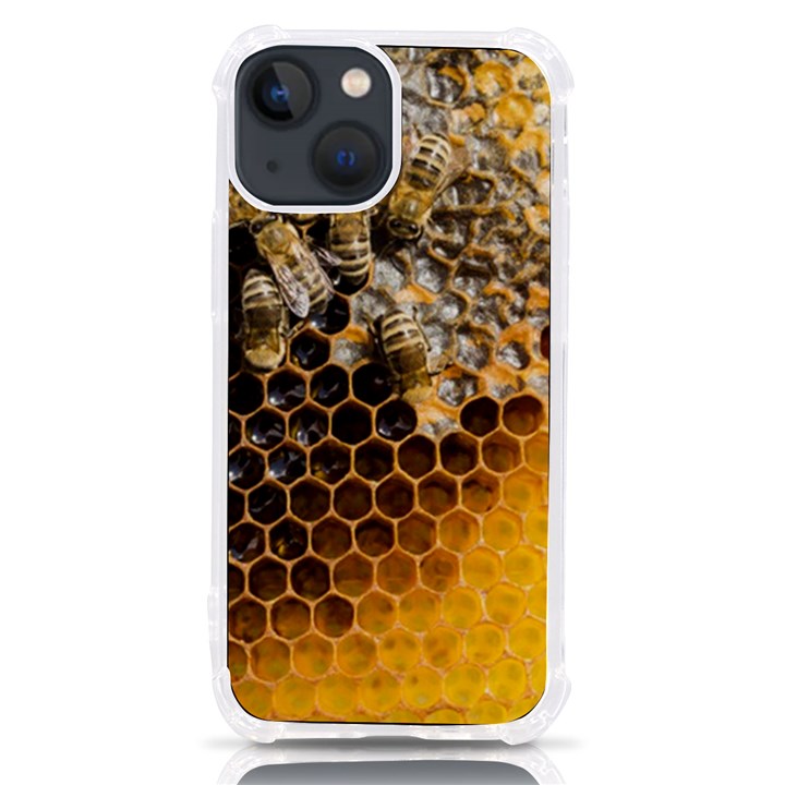 Honeycomb With Bees iPhone 13 mini TPU UV Print Case