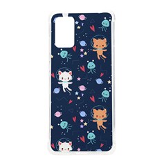 Cute Astronaut Cat With Star Galaxy Elements Seamless Pattern Samsung Galaxy S20plus 6 7 Inch Tpu Uv Case by Apen