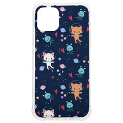 Cute Astronaut Cat With Star Galaxy Elements Seamless Pattern Iphone 12/12 Pro Tpu Uv Print Case by Apen