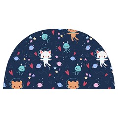 Cute Astronaut Cat With Star Galaxy Elements Seamless Pattern Anti Scalding Pot Cap by Apen