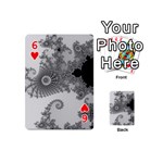 Apple Males Almond Bread Abstract Mathematics Playing Cards 54 Designs (Mini) Front - Heart6