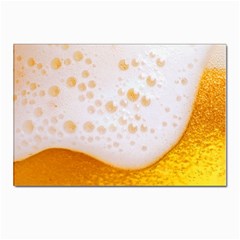 Beer Foam Texture Macro Liquid Bubble Postcard 4 x 6  (pkg Of 10) by Cemarart