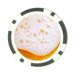 Beer Foam Texture Macro Liquid Bubble Poker Chip Card Guard