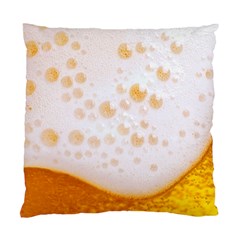 Beer Foam Texture Macro Liquid Bubble Standard Cushion Case (one Side) by Cemarart