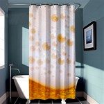 Beer Foam Texture Macro Liquid Bubble Shower Curtain 36  x 72  (Stall)  Curtain(36 X72 )