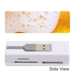 Beer Foam Texture Macro Liquid Bubble Memory Card Reader (stick) by Cemarart