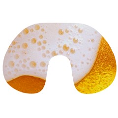 Beer Foam Texture Macro Liquid Bubble Travel Neck Pillow