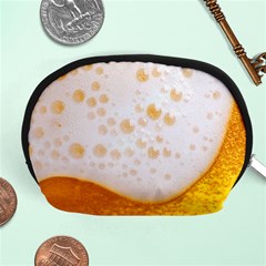 Beer Foam Texture Macro Liquid Bubble Accessory Pouch (medium) by Cemarart