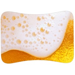 Beer Foam Texture Macro Liquid Bubble Velour Seat Head Rest Cushion by Cemarart