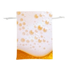 Beer Foam Texture Macro Liquid Bubble Lightweight Drawstring Pouch (s) by Cemarart