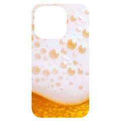 Beer Foam Texture Macro Liquid Bubble Iphone 14 Pro Black Uv Print Case by Cemarart