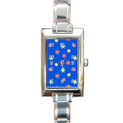 Background Star Darling Galaxy Rectangle Italian Charm Watch