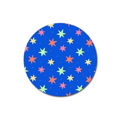 Background Star Darling Galaxy Magnet 3  (round) by Maspions