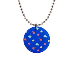 Background Star Darling Galaxy 1  Button Necklace