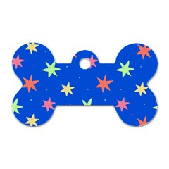 Background Star Darling Galaxy Dog Tag Bone (one Side)