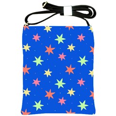 Background Star Darling Galaxy Shoulder Sling Bag by Maspions