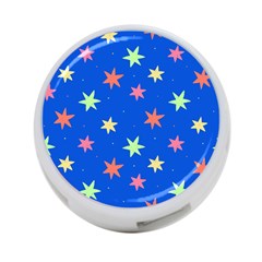 Background Star Darling Galaxy 4-port Usb Hub (one Side)