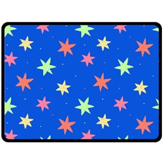 Background Star Darling Galaxy Fleece Blanket (large) by Maspions