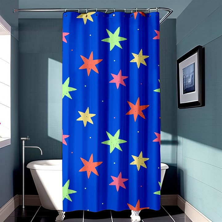 Background Star Darling Galaxy Shower Curtain 36  x 72  (Stall) 