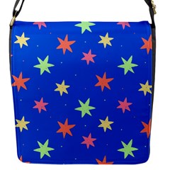 Background Star Darling Galaxy Flap Closure Messenger Bag (s) by Maspions