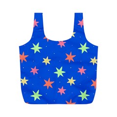 Background Star Darling Galaxy Full Print Recycle Bag (m) by Maspions